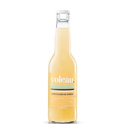 Yoleau Cocktail sans alcool Spritz fleur de sureau Bio 25cl