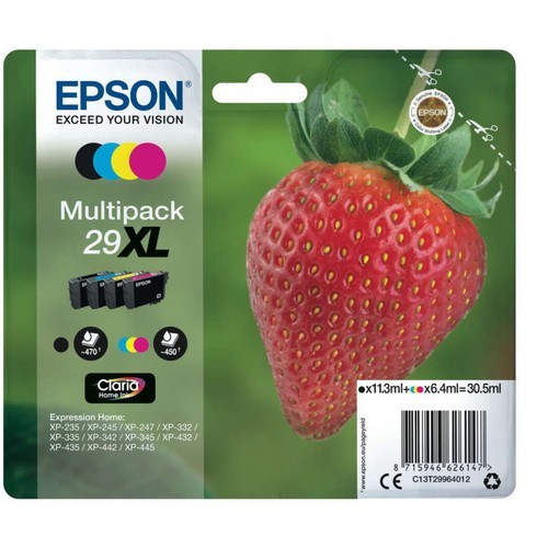 Epson Cartouches D'Encres Noire Et Couleurs N°T2996Xl