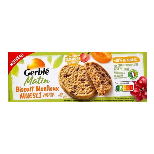 Gerblé Matin Biscuits Moelleux Muesli 200g