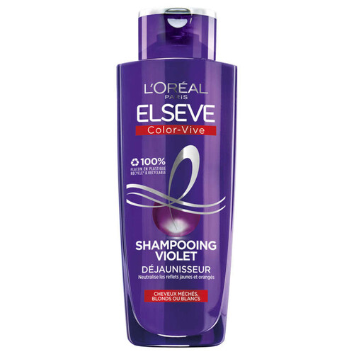 L'Oréal Paris Elseve Color-Vive Shampooing Violet Déjaunisseur 200ml