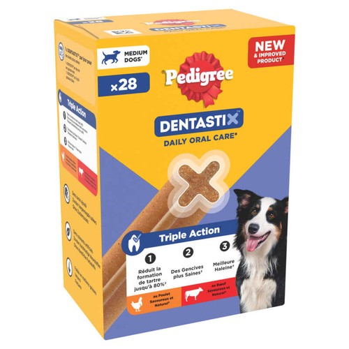 Pedigree Dentastix Bâtonnets pour chien moyen 720g