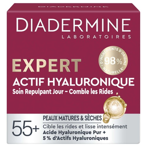 Diadermine Expert Actif Hyaluronique Soin Repulpant Jour 50ml