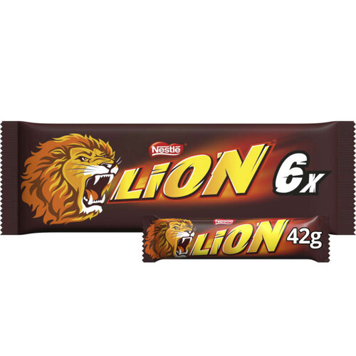 Lion Barres Chocolatées 6X42G