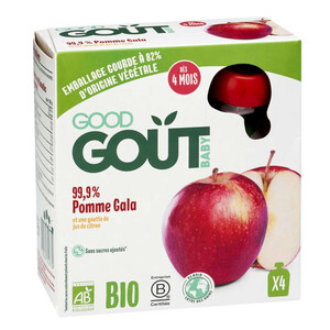 Good Goût Pomme Gala 4 x 85g