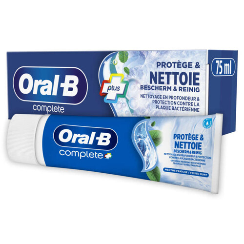 Oral-B dentifrice complète plus protège et nettoie 75ml