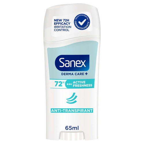Sanex Stick Deodorant Derma Care+ Active Fresh 72h 65ml