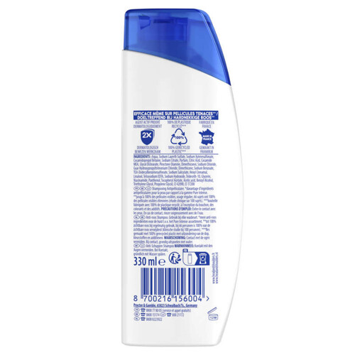 Head & Shoulders classic shampoing antipelliculaire 330ml