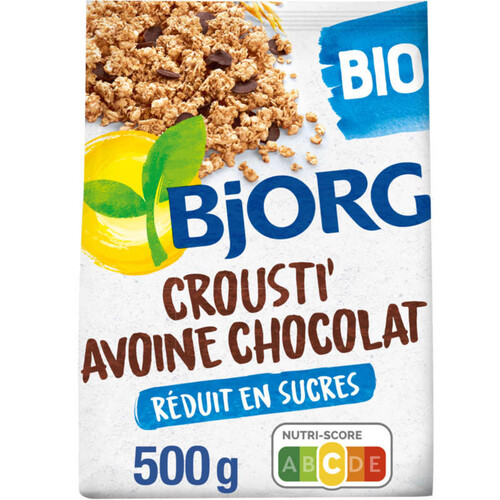 Bjorg Crousti' Avoine Chocolat, Bio 500G