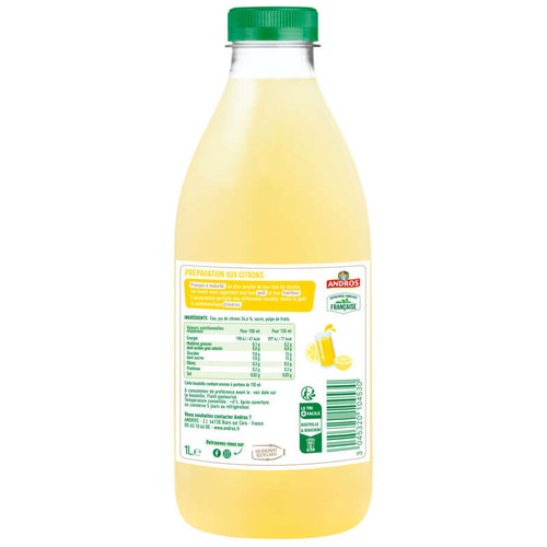 Andros Jus De Citrons Pressés 1L