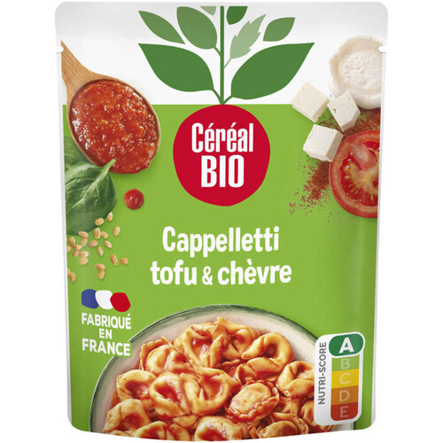 Céréal Bio Cappelletti Tofu Epinards Cuisiné 220g