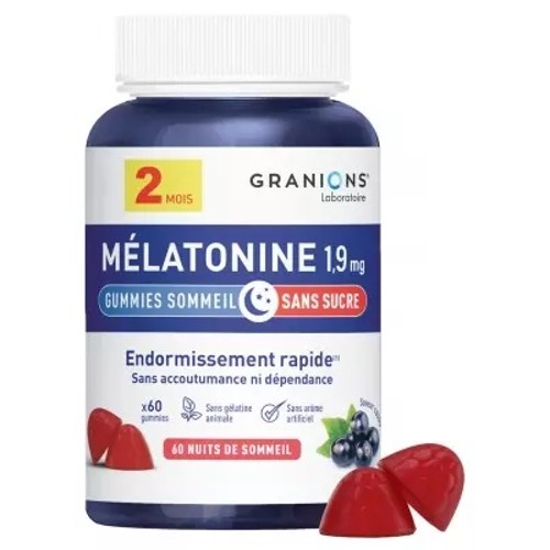 Granions Mélatonine 1,9 mg - x60 Gummies
