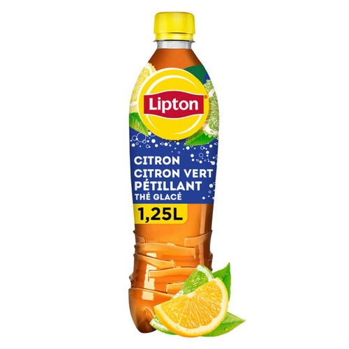 Lipton citron Vert pétillant Thé Glacé 1.25L