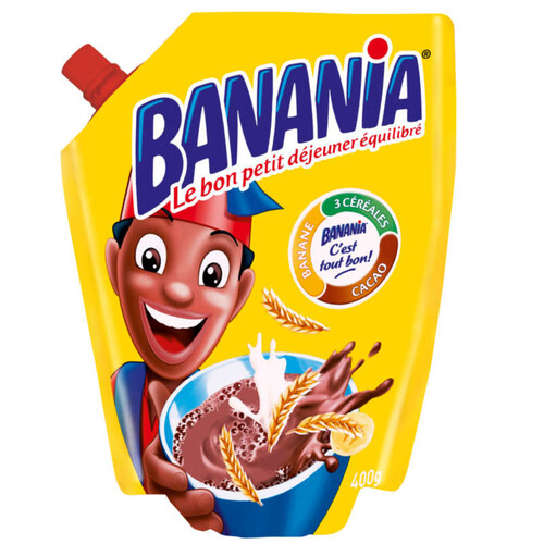 Banania Chocolat en Poudre au Cacao, Céréales & Banane 400g