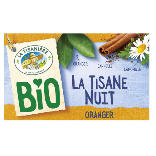 La Tisanière la tisane nuit fleur d'oranger Bio 300g