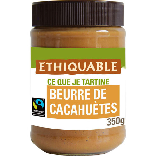 Ethiquable Beurre De Cacahuetes Du Nicaragua 350G