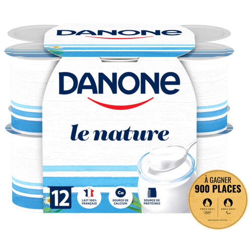 Danone Yaourt nature 12x125g