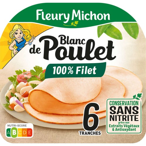 Fleury Michon Blanc De Poulet x6 Tranches 195g