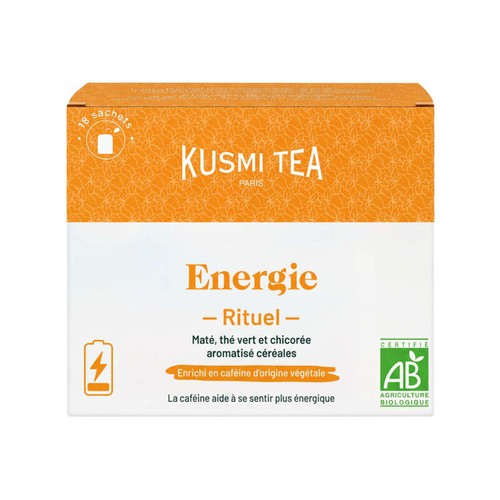 Kusmi Tea Rituel Energie Bio Etui sachets mousseline x18 36g