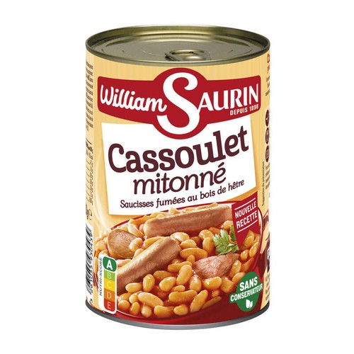 William Saurin Le cassoulet mitonné 420g