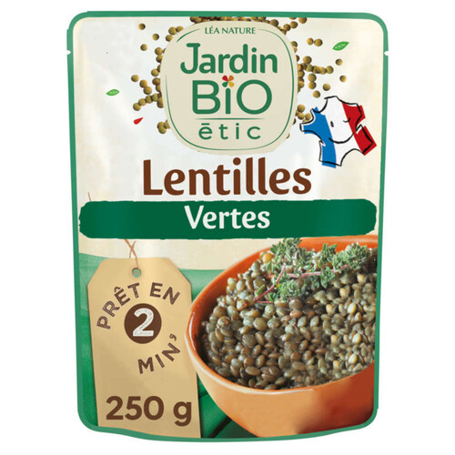 Jardin Bio Lentilles vertes bio 250g