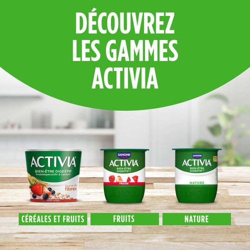 Activia Yaourt Aux Fruits Rouges Et Céréales Bifidus 4x115g