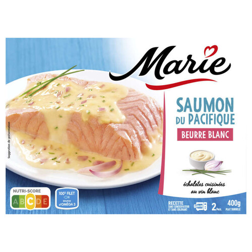 Marie saumon du pacifique au beurre blanc échalotes au vin blanc 400g