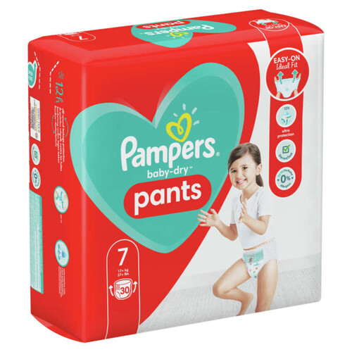 Pampers Baby Dry Geant T7X30 3 x.