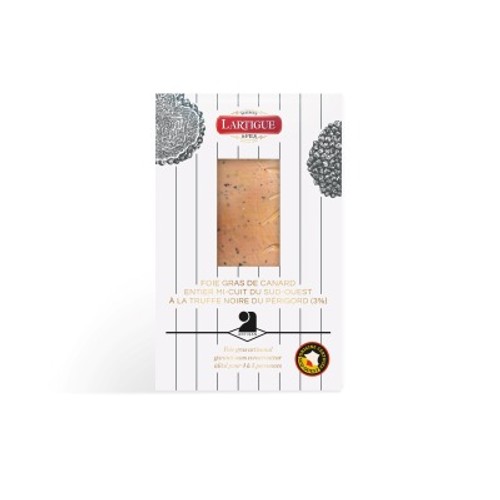 Maison Lartigue & Fils Foie Gras De Canard Entier Mi-Cuit À La Truffe Noire 130g