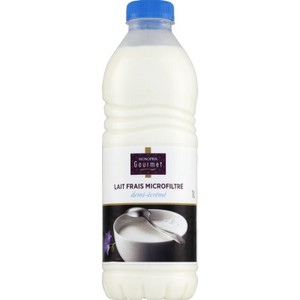 Monoprix Gourmet Lait Frais microfiltré demi-écrémé 1L