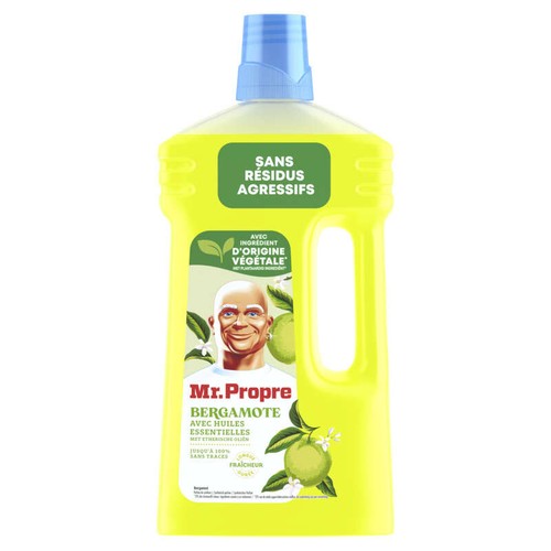Mr. Propre Nettoyant Bergamote avec Huiles Essentielles 1L