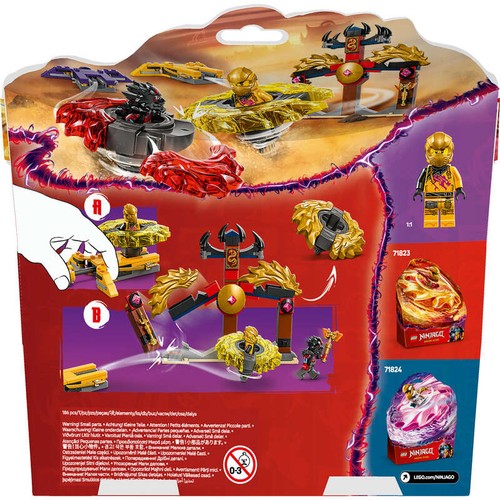 LEGO Ninjao Pack de combat Spinjitzu du dragon 6+