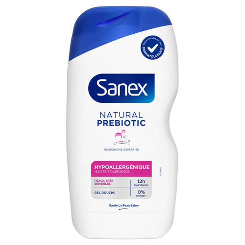 Sanex Gel douche Natural Prebiotic Hypoallergénique 425 ml