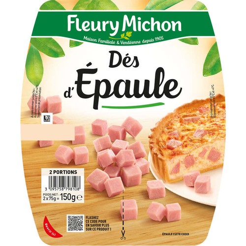 Fleury Michon Dés D'Épaule 2x75g