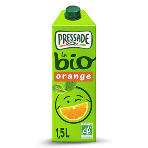 Pressade nectar d'orange bio la bouteille de 1,5l