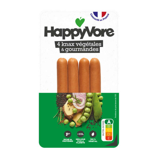 Happyvore 4 knax végétales & gourmandes 200g