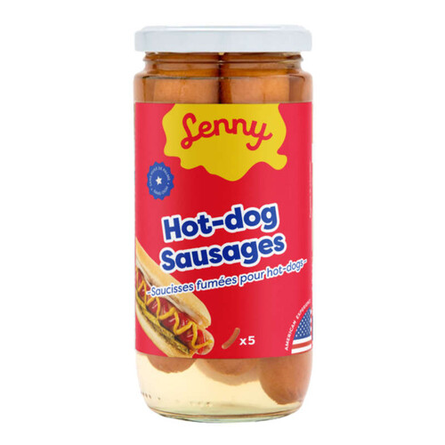 Lenny saucisses hotdog 250g