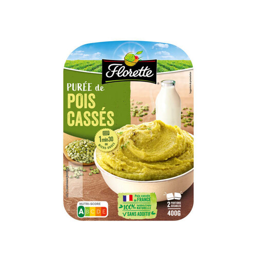 Créaline purée de pois cassés 2x200g