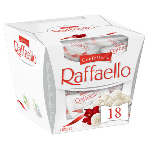 Raffaello Fines x18 Gaufrettes Enrobées De Noix De Coco Fourrées 180g