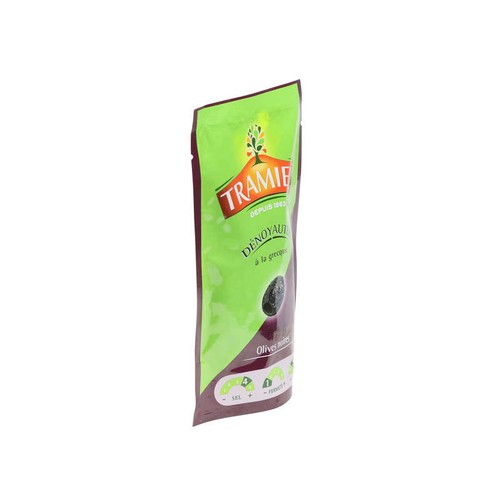 Tramier olives noires à la grecque dénoyautées de variété Beldi 100g