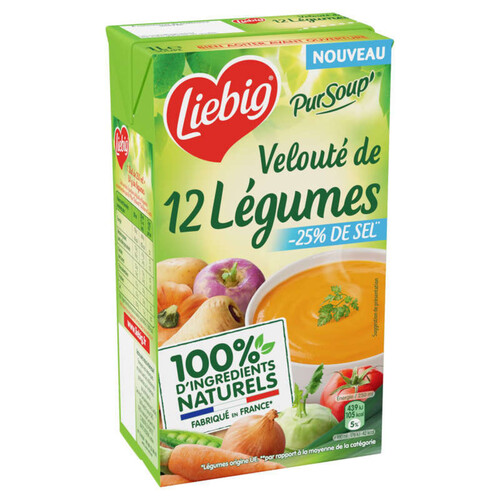 Liebig Velouté 12 Légumes -25% De Sel 1L