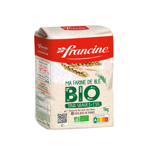 Francine Farine de blé Bio certifié AB 1kg