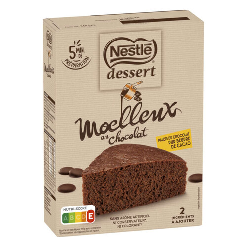 Nestle Préparation Gâteau Moelleux Au Chocolat 344g