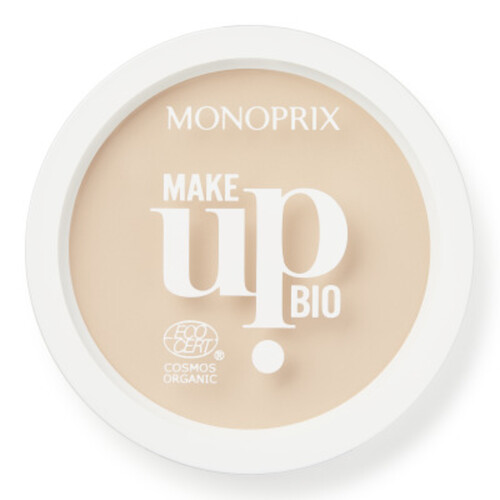 Monoprix Make Up Bio Poudre Matifiante Beige Délicat 01