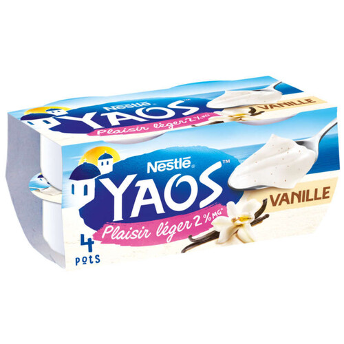 Nestlé Yaos Yaourt à la Grecque Vanille 4x125g