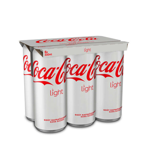 Coca-Cola Light Le Pack Canettes De 6X33Cl
