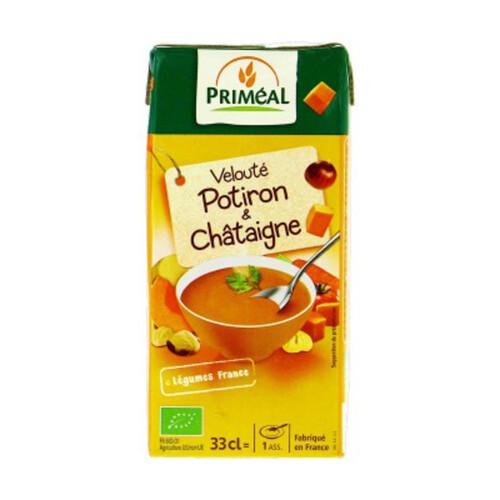 [Par Naturalia] Primeal Velouté Potiron & Châtaigne Bio 33cl