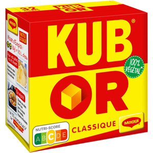 Maggi KUB OR Bouillon Classique en cubes 128g