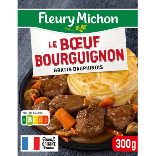 Fleury Michon Boeuf Bourguignon et gratin dauphinois 300g