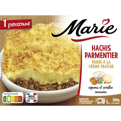 Marie Hachis Parmentier Purée à la crème fraîche 300g