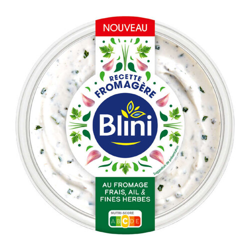 Blini Recette Fromagère Ail et Fines Herbes 150g